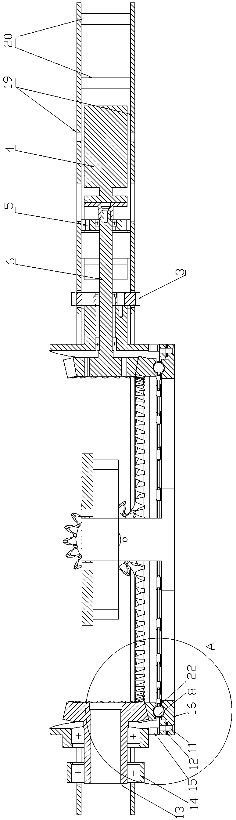 A Two-axis Swing Mechanism Based on Transmission Gear Ring Structure