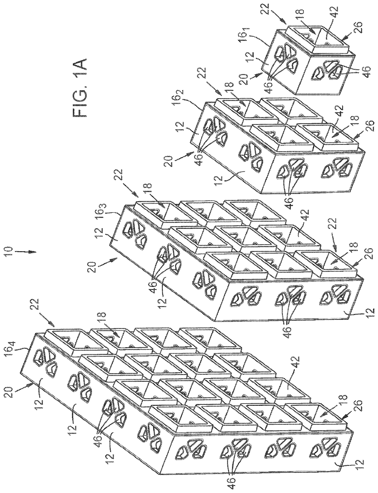 Modular synthetic tissue-graft scaffold