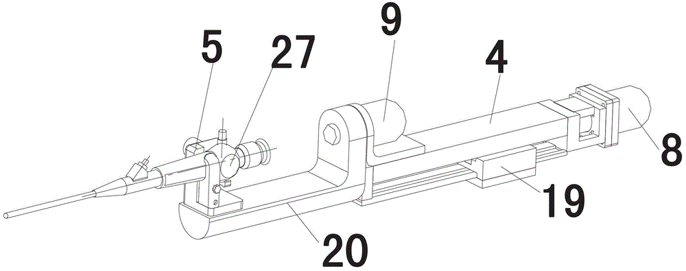 Auxiliary mechanical arm for soft lens operation