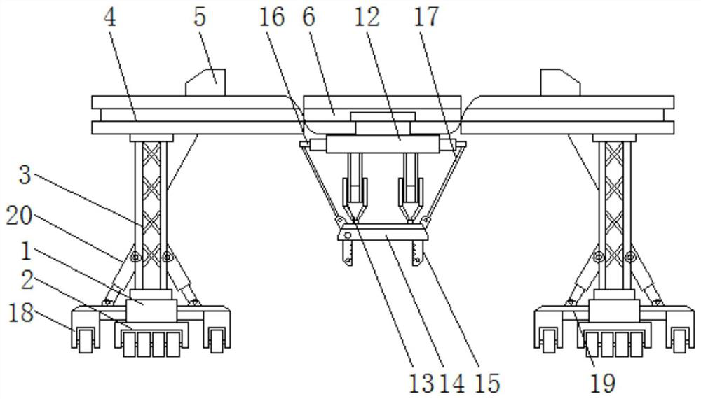 A beam lifting machine with high stability