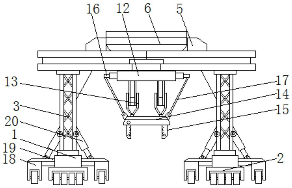 A beam lifting machine with high stability