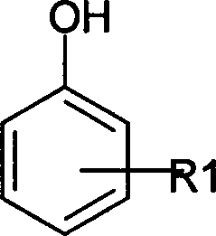 Use of aluminium nitrate in phenol derivative nitrofication
