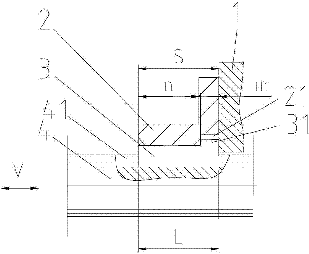 Lifter screw rod rotation-stopping structure