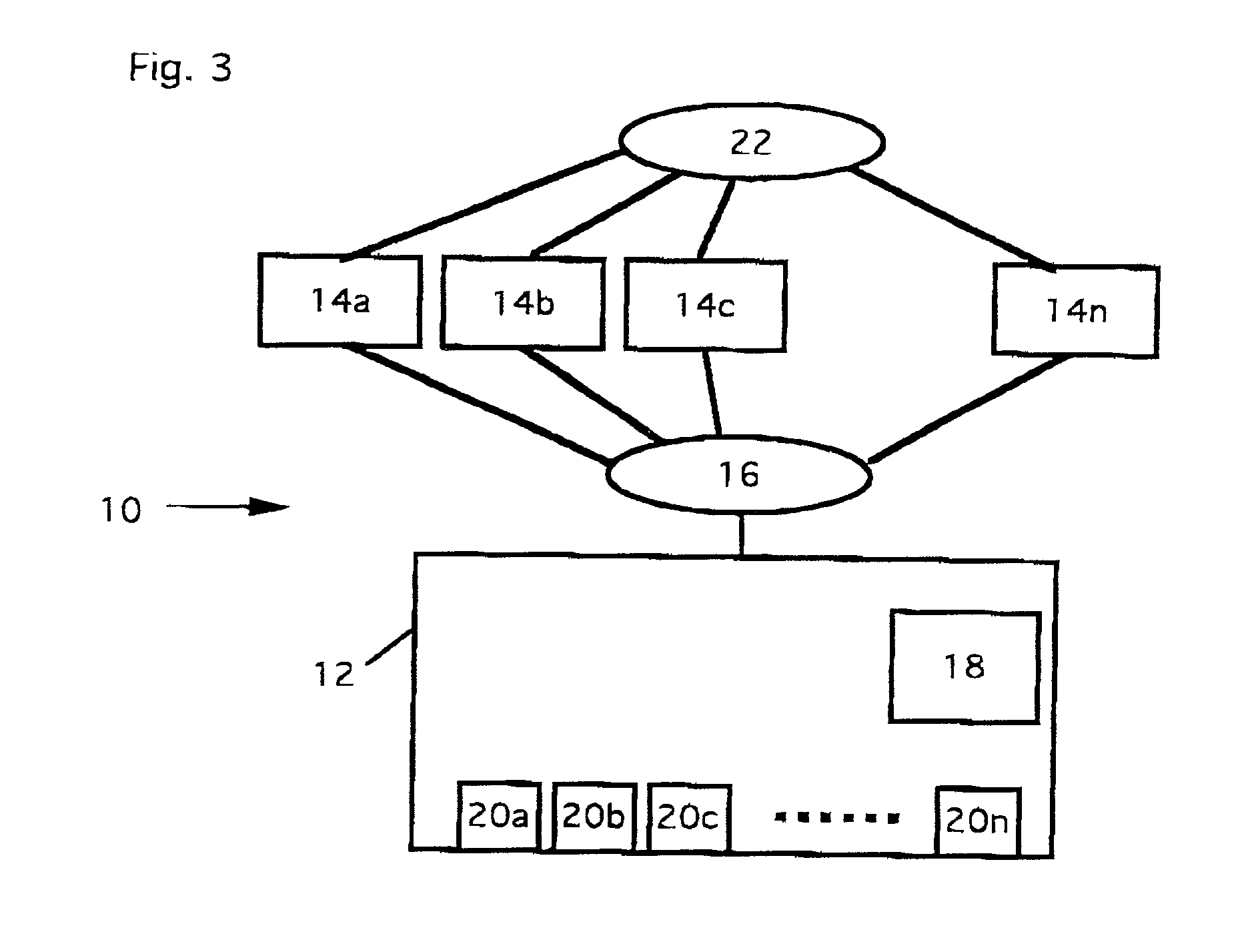 Method for trading data in a network