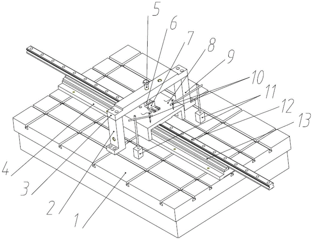 An Experimental Bench for Testing the Static Stiffness of a Rolling Linear Guideway