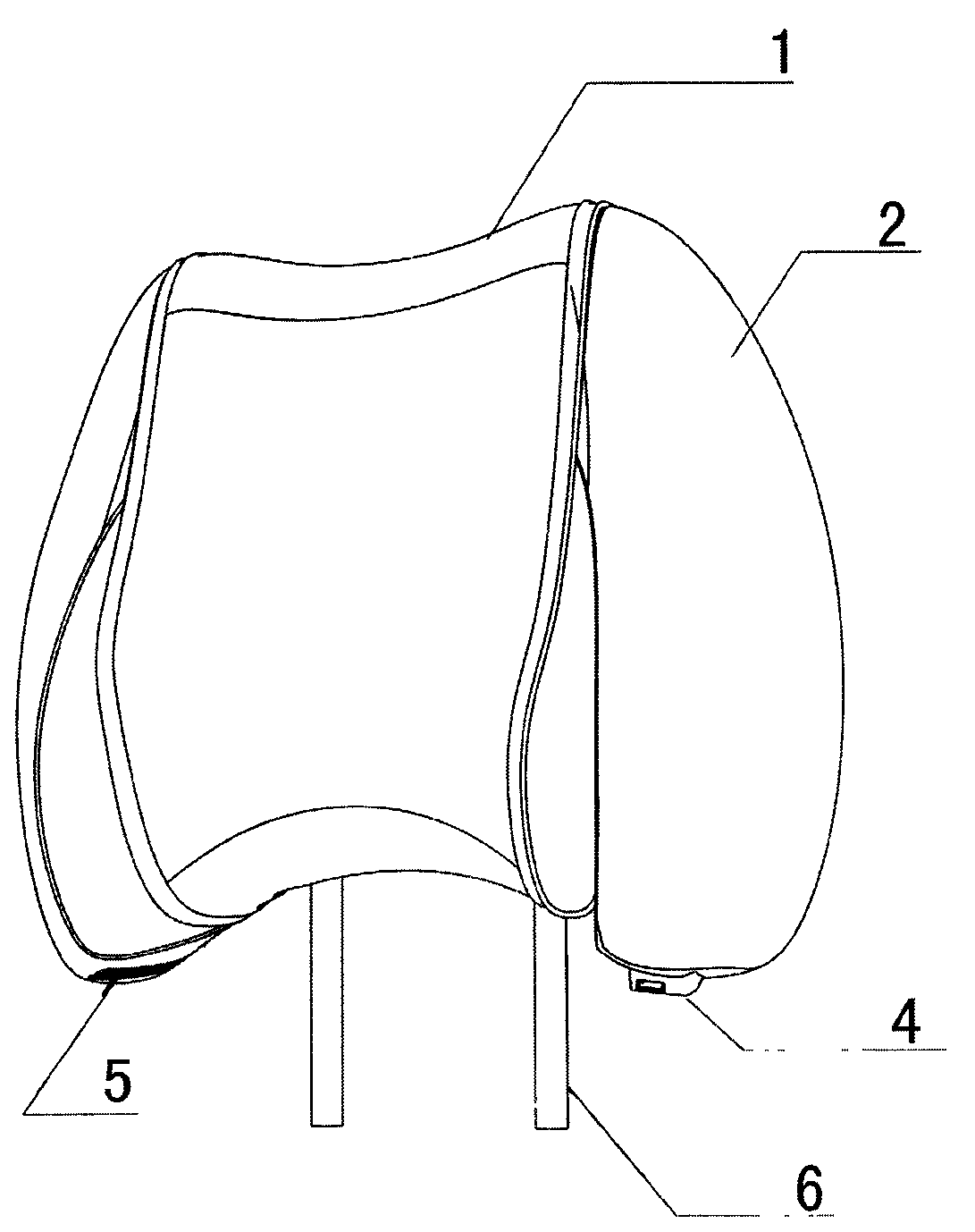 Seat belt partner of seat