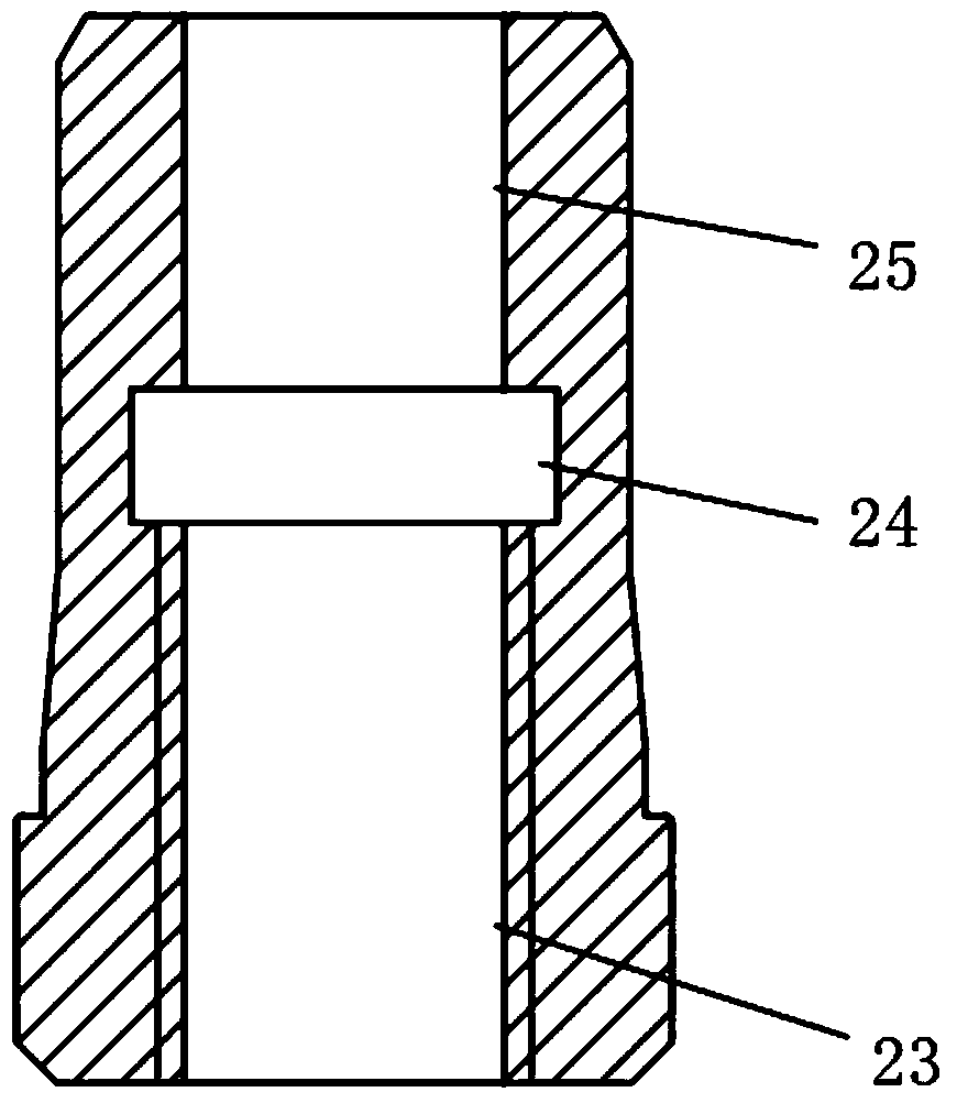 A new type of automatic positioning pipe-in-pipe connection structure and assembly method