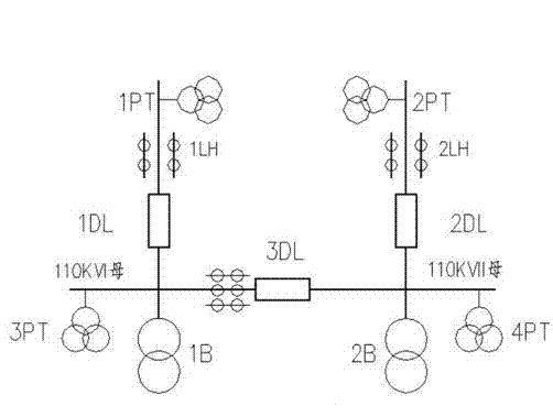 Matrix locking method of spare power automatic switching device