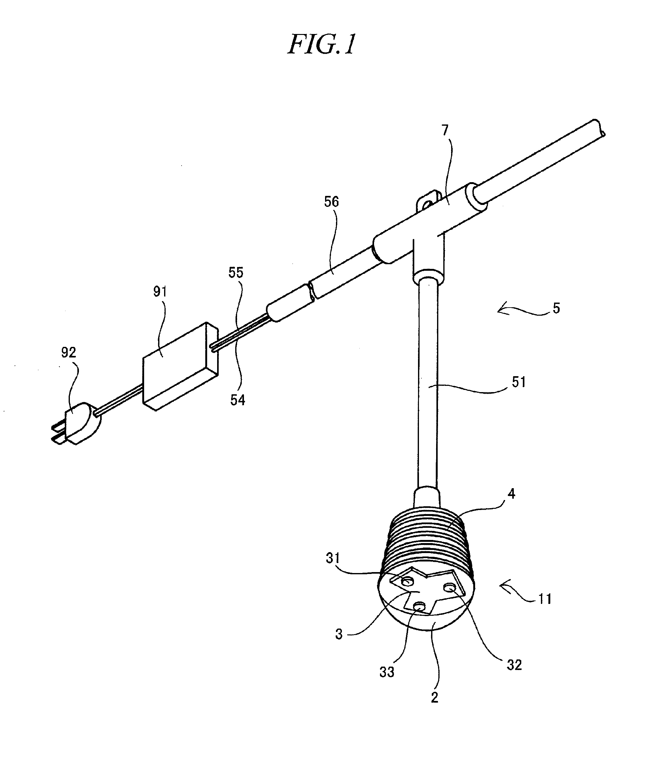 Lighting apparatus and method of manufacturing the lighting apparatus