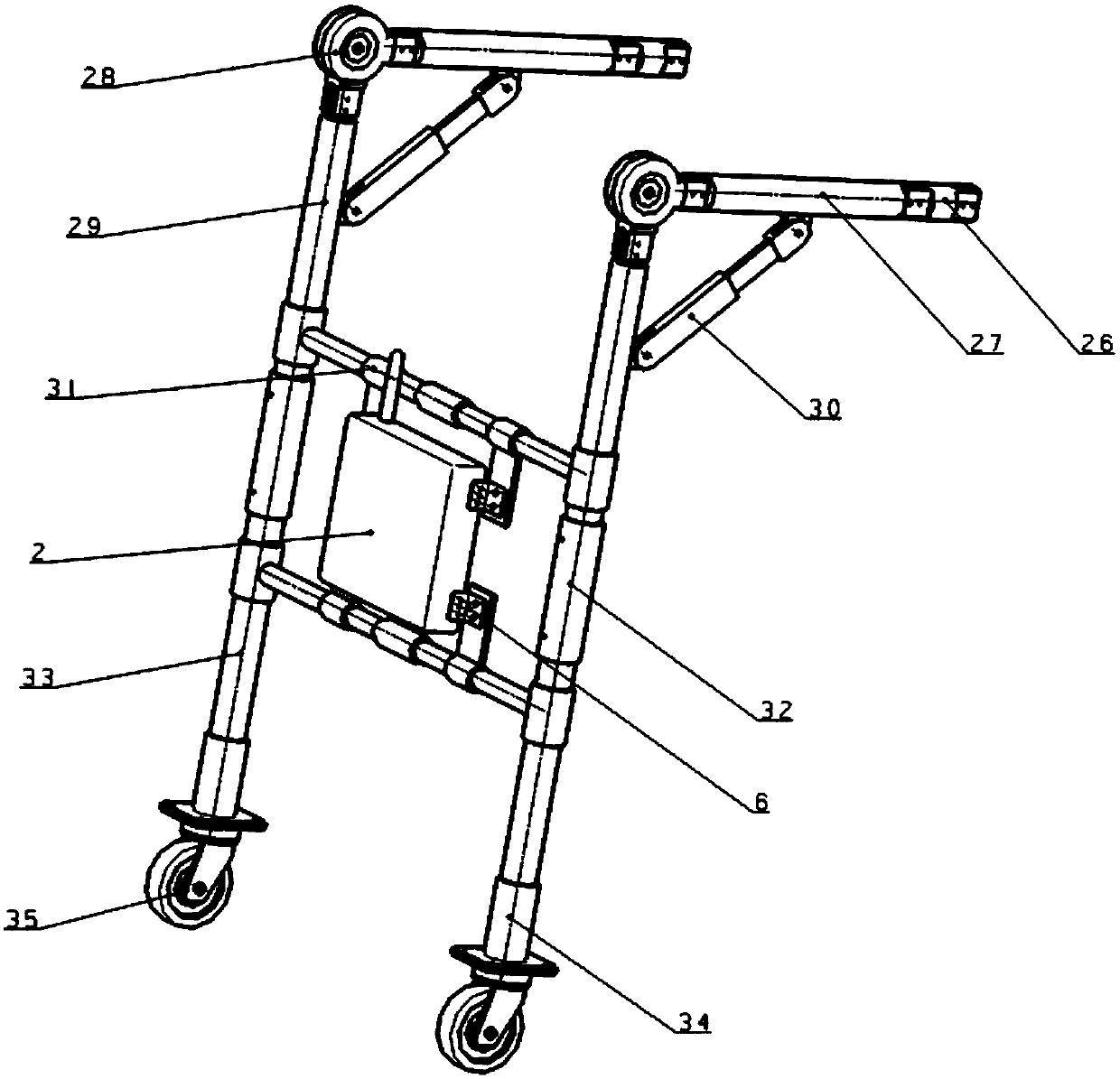 A detachable lower limb rehabilitation device and control method