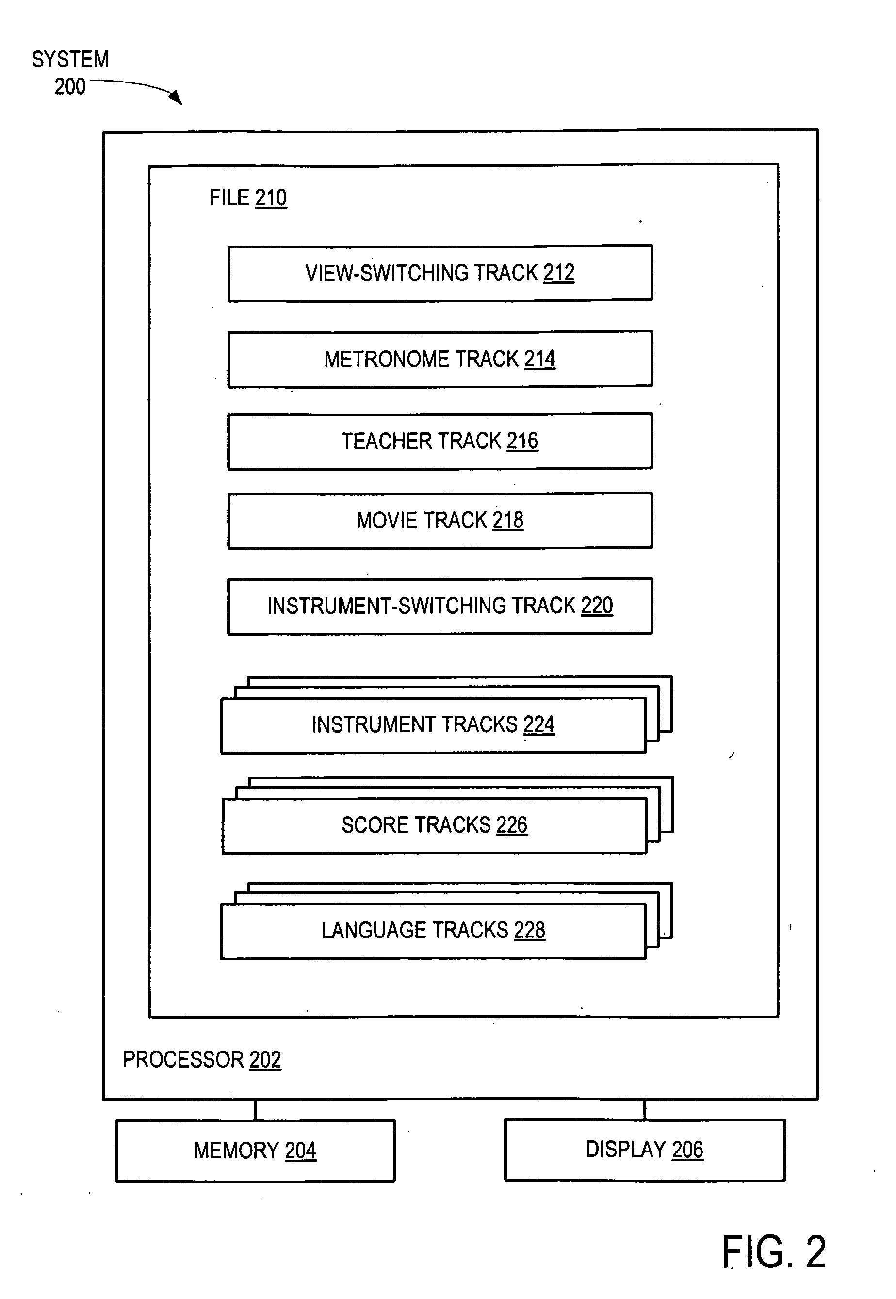 Method and system for music instruction files