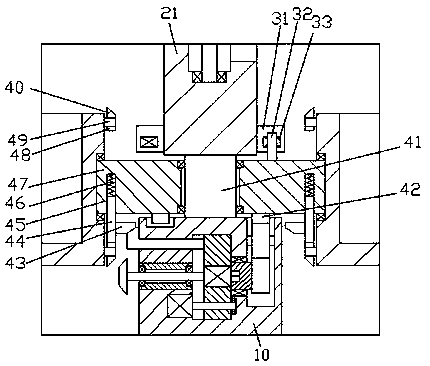 Device for printing processed materials