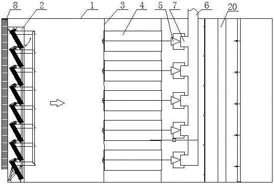 Rotating vane type efficient noise elimination air filtration device for gas turbine