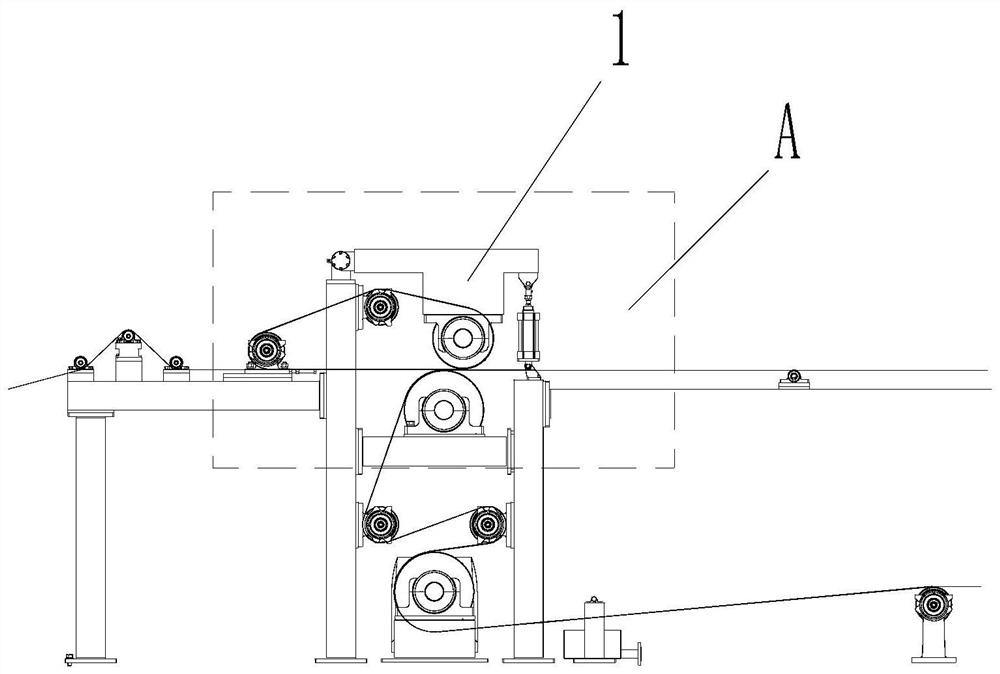 Tobacco sheet coating device and method