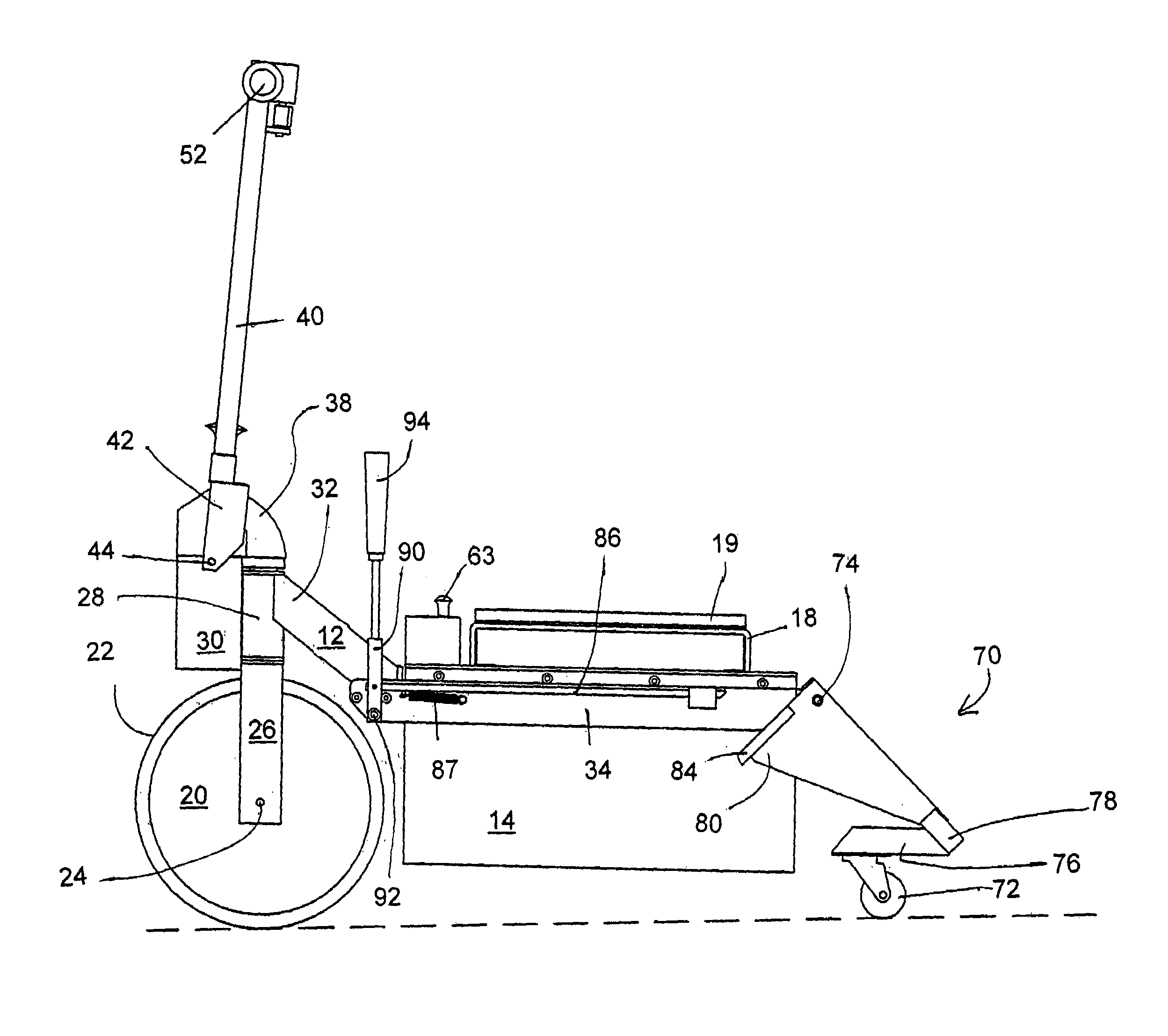 Wheel chair drive apparatus and method