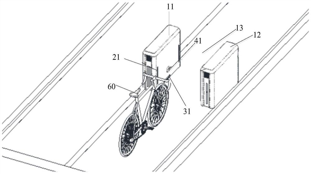 Wheel diameter measuring device and measuring method