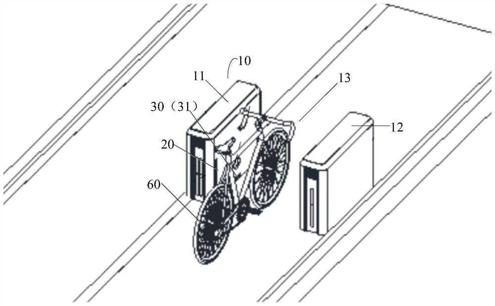 Wheel diameter measuring device and measuring method