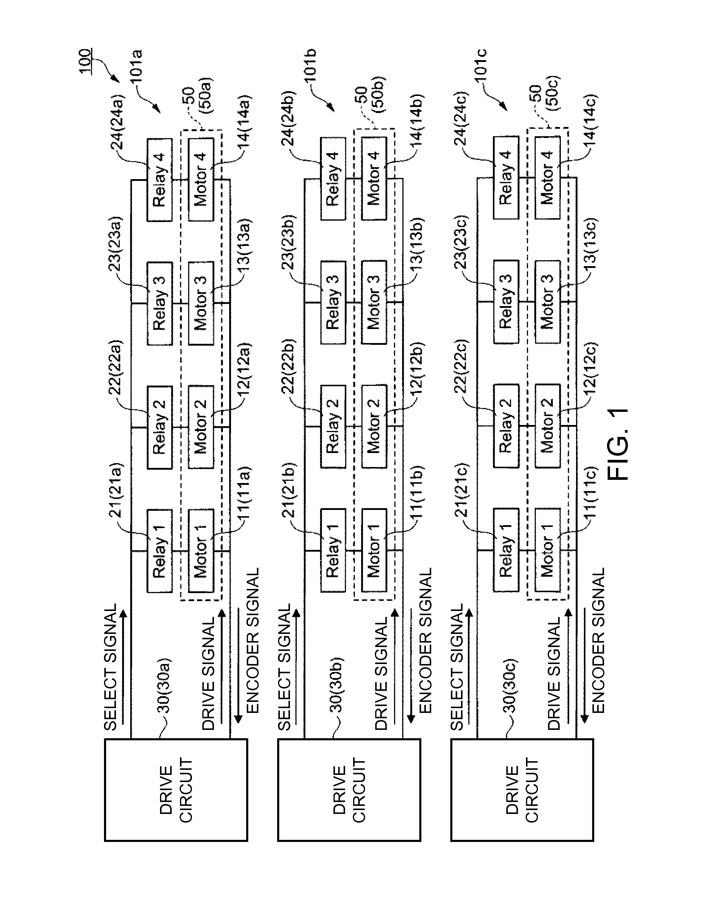 Drive device, electronic component carrying device, electronic component inspection device, robot hand, and robot