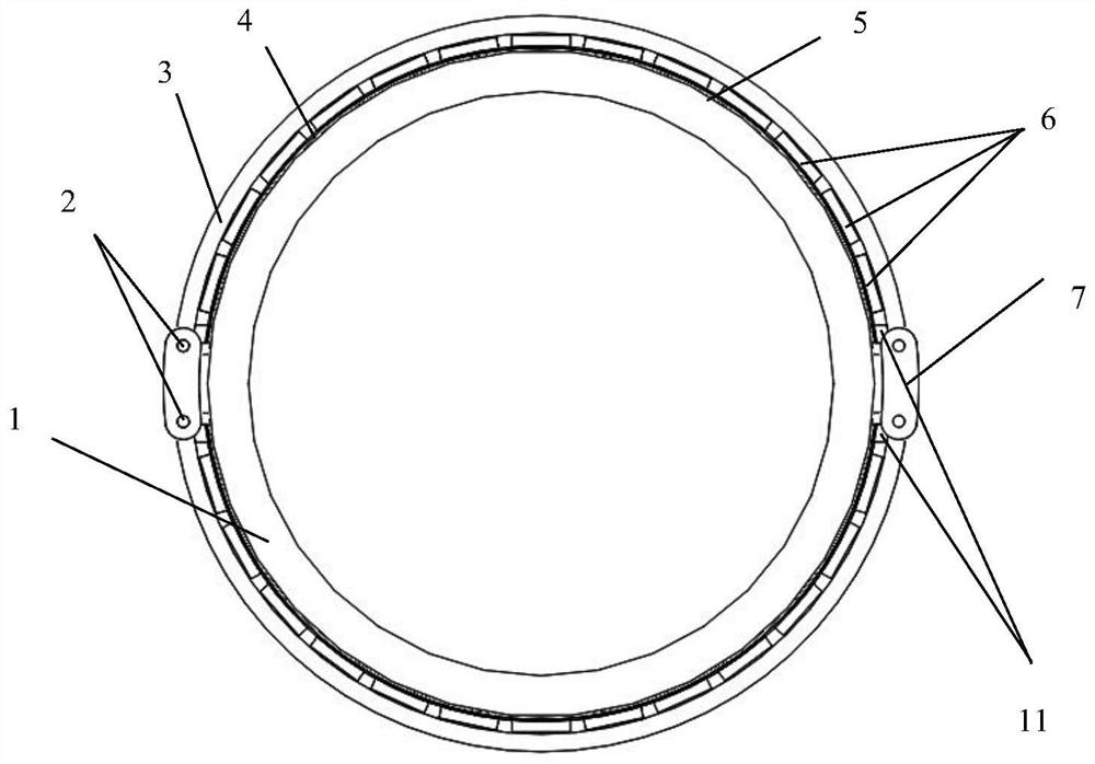 Torsional mode guided wave magnetostrictive sensor based on double-ring permanent magnet array