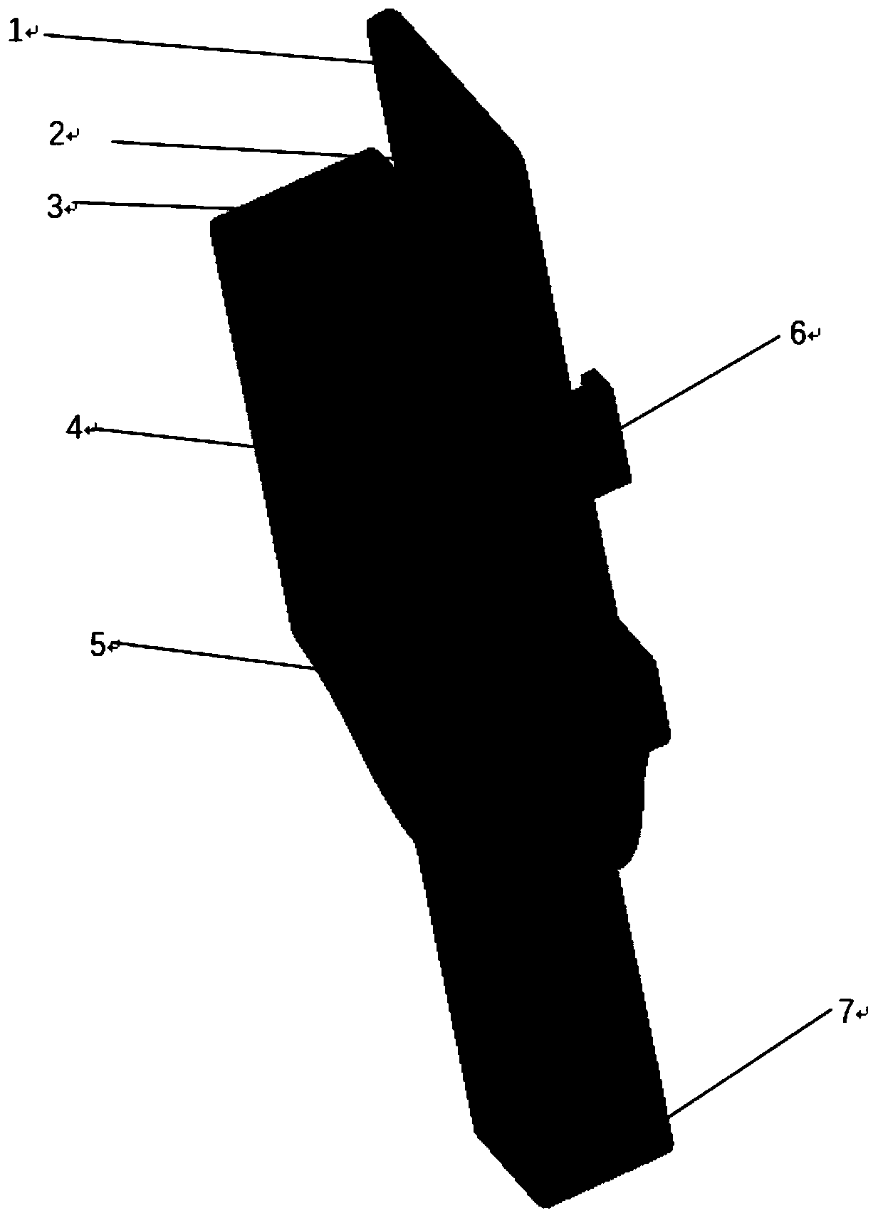 Non-contact tree breast height diameter measuring method and system based on computer vision