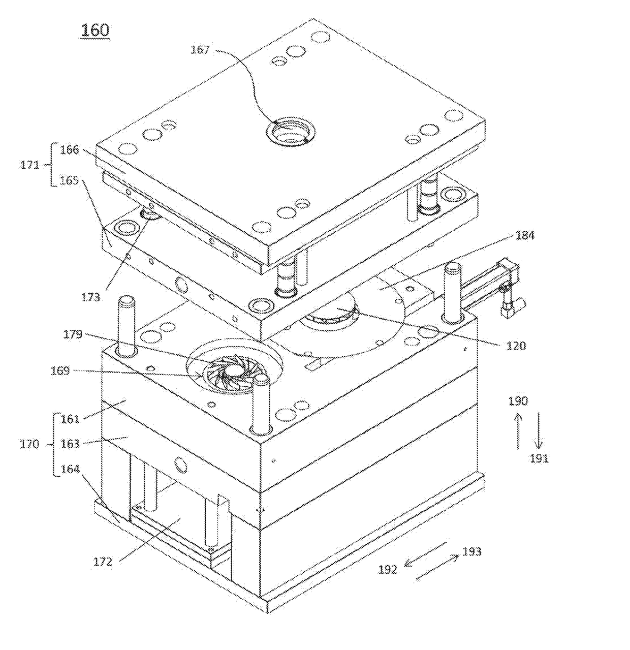 Manufacturing method and manufacturing device for resin fan