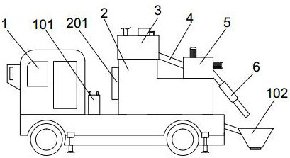 Easy-to-maneuver concrete pump truck