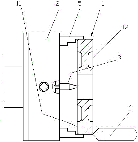 Manufacturing method of clamp for turning end faces
