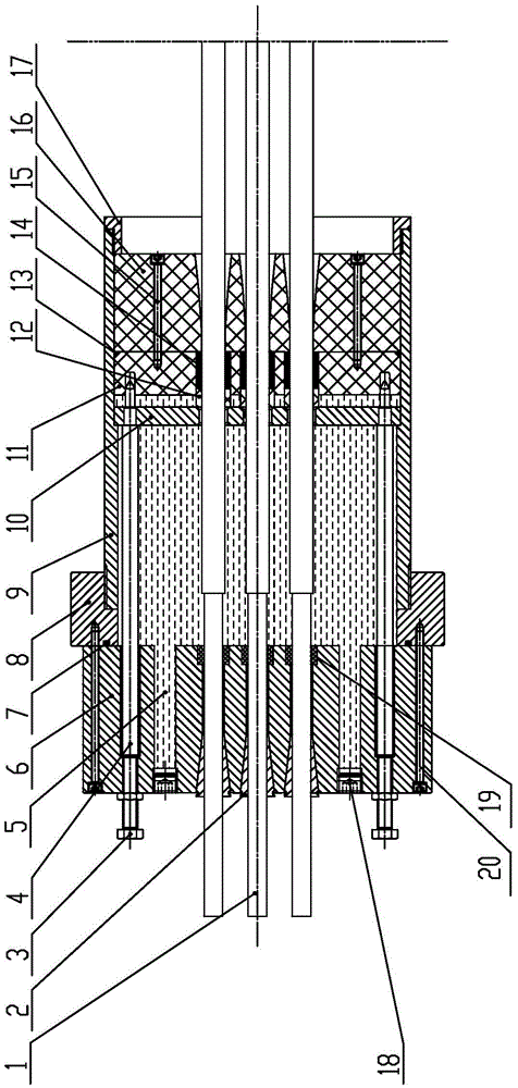 Detachable cable anchorage sealing structure and method for realizing anchorage sealing