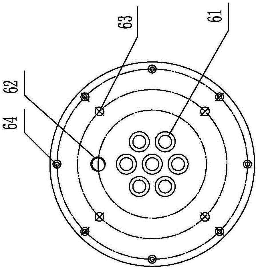 Detachable cable anchorage sealing structure and method for realizing anchorage sealing