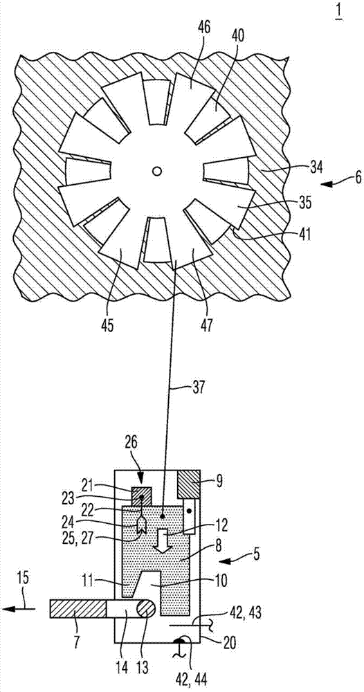 Household appliances operating with water including a treatment area that can be ventilated