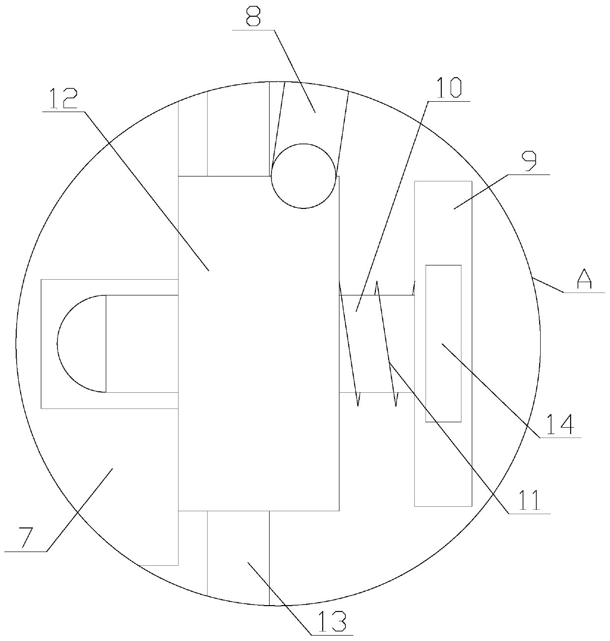 Stable POS machine with a keyboard shielding function