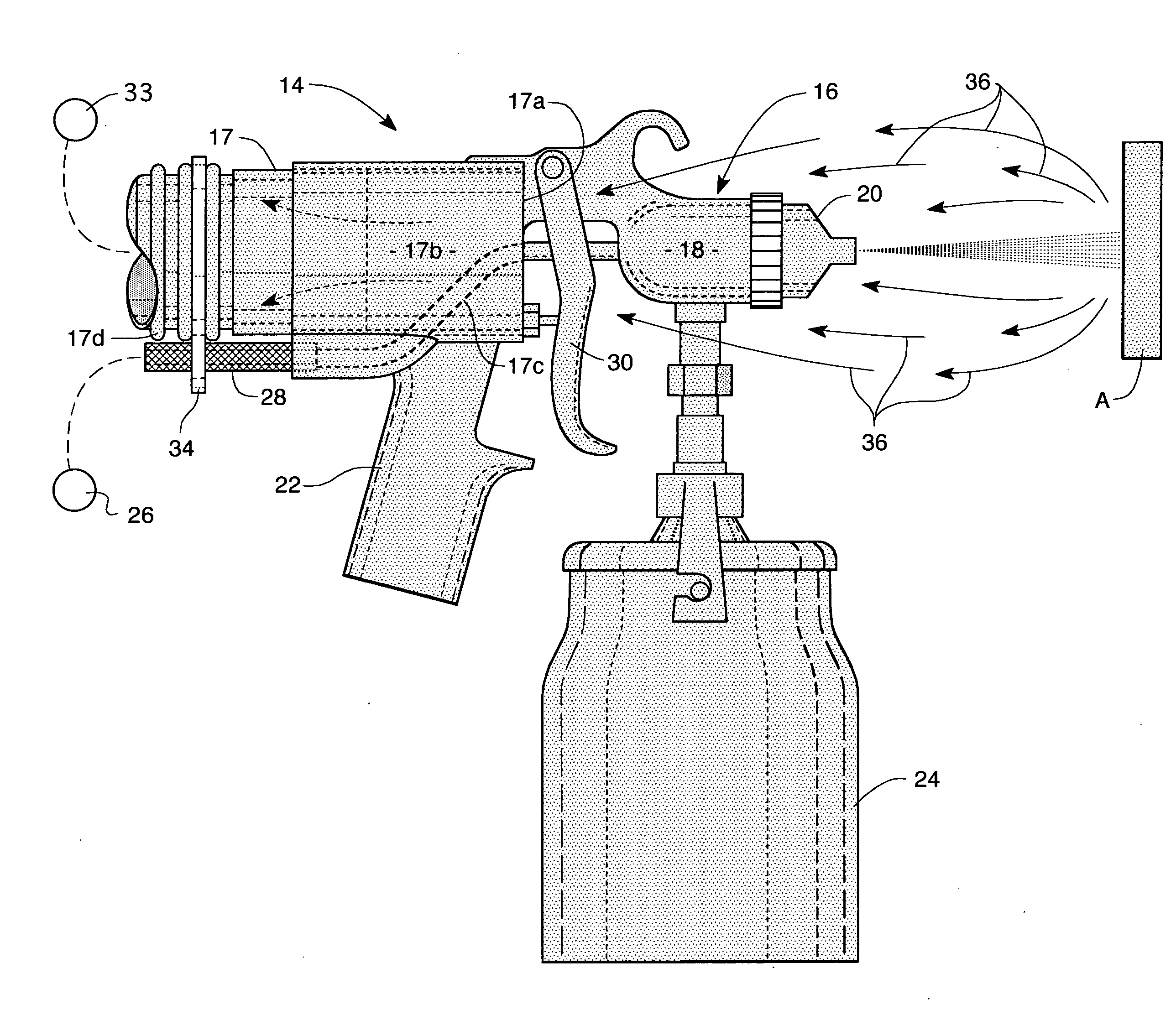 Paint spraying apparatus