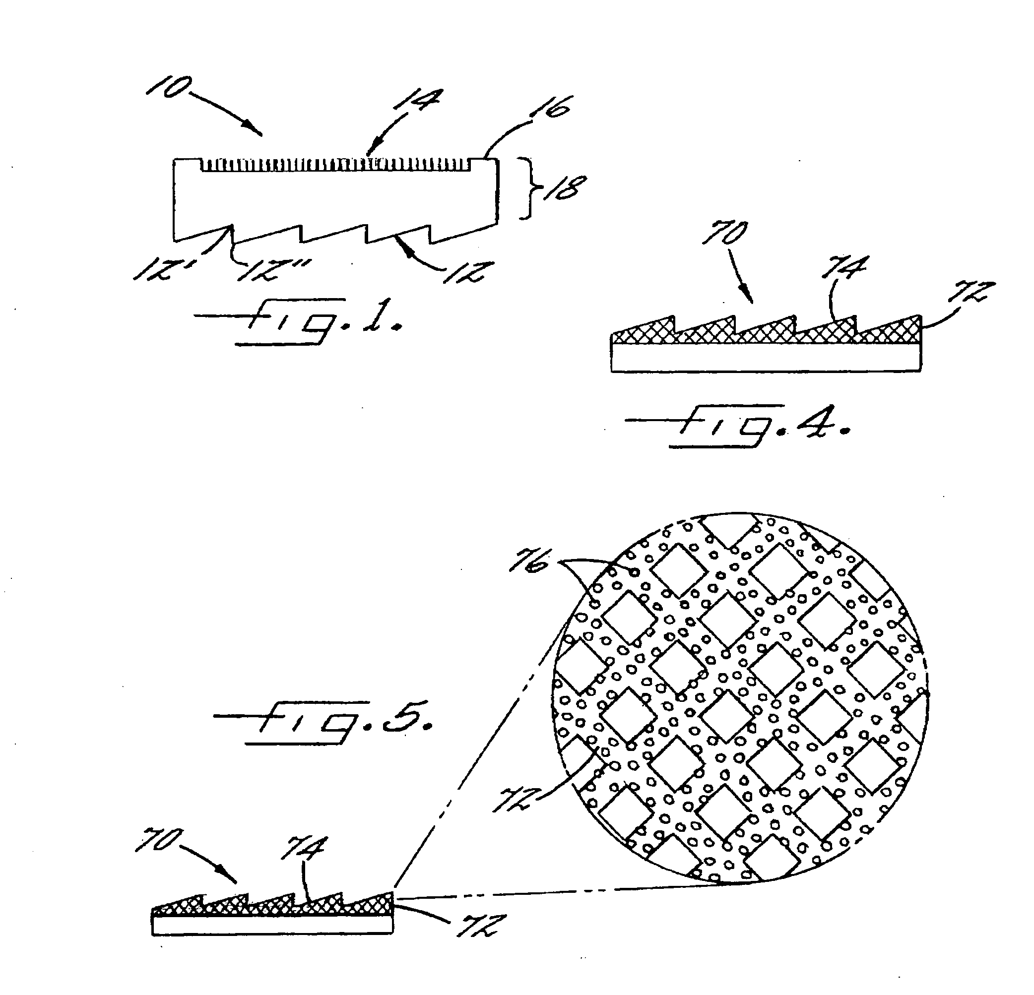 Method and apparatus for fabricating shaped structures and shaped structures including one- , two- or three-dimensional patterns incorporated therein
