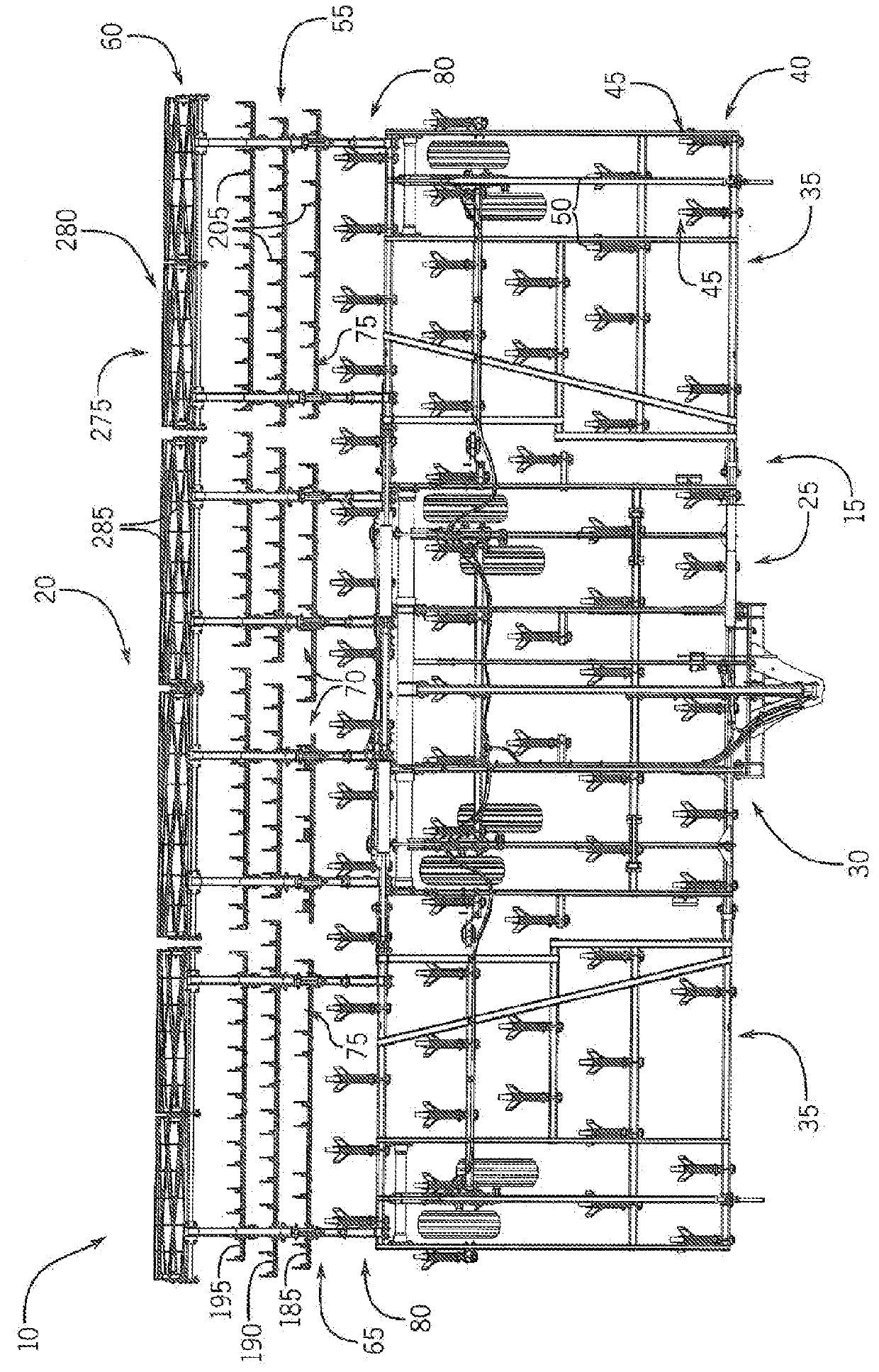 Electronic Control System For Adjusting Smoothing Tools Of A Harrow