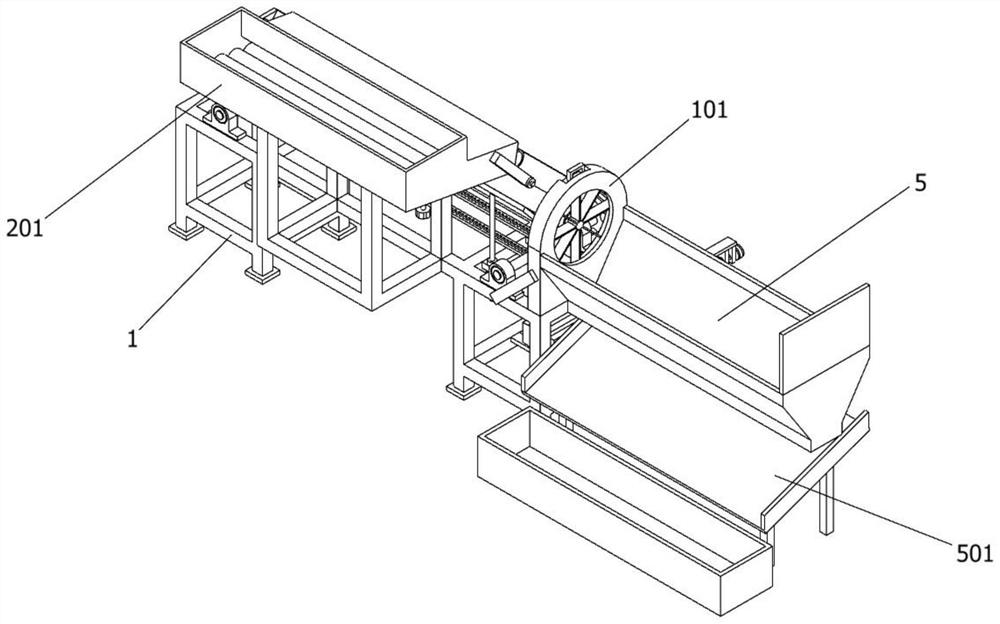 Bamboo tube slicing device for bamboo floor production and processing