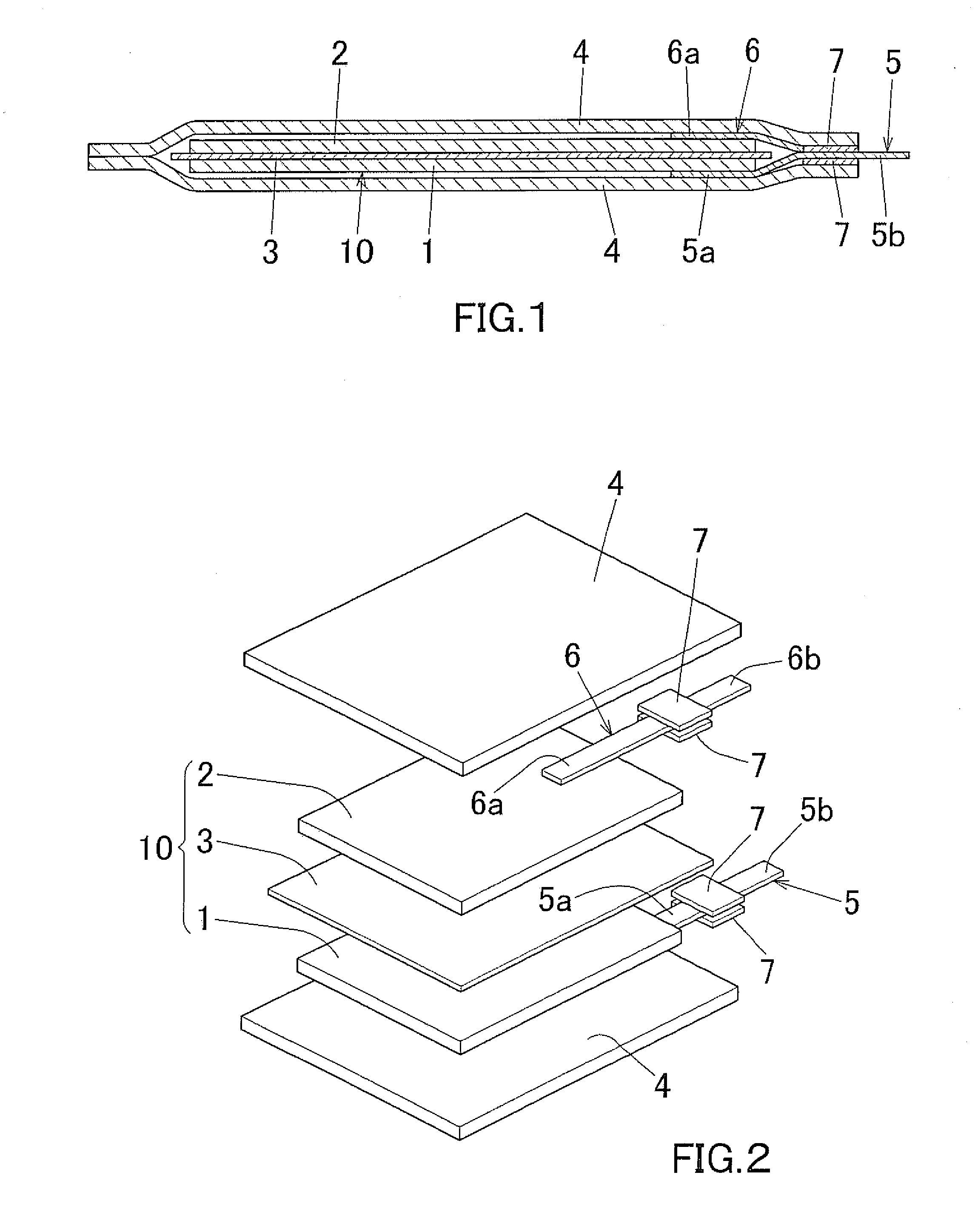 Electrochemical device and process of manufacturing same