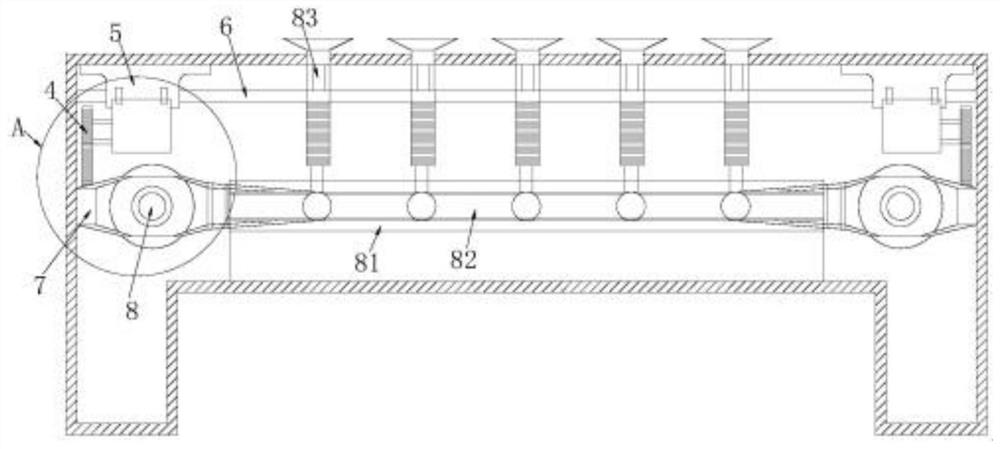 A detection fixture adaptive to the shape of various auto parts