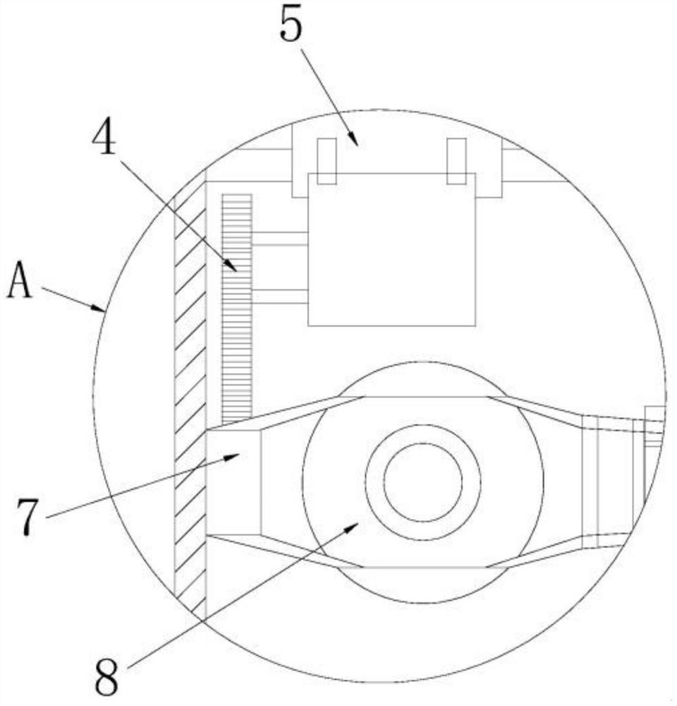 A detection fixture adaptive to the shape of various auto parts