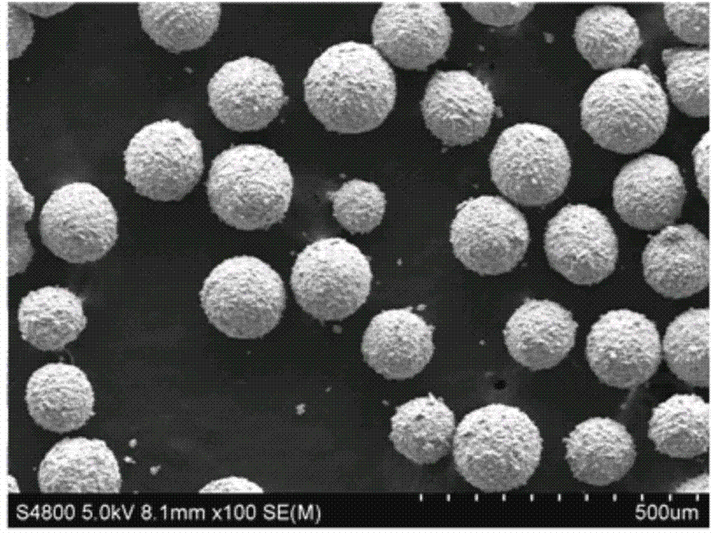 Micron-order high-density erbium oxide microsphere and preparation method thereof