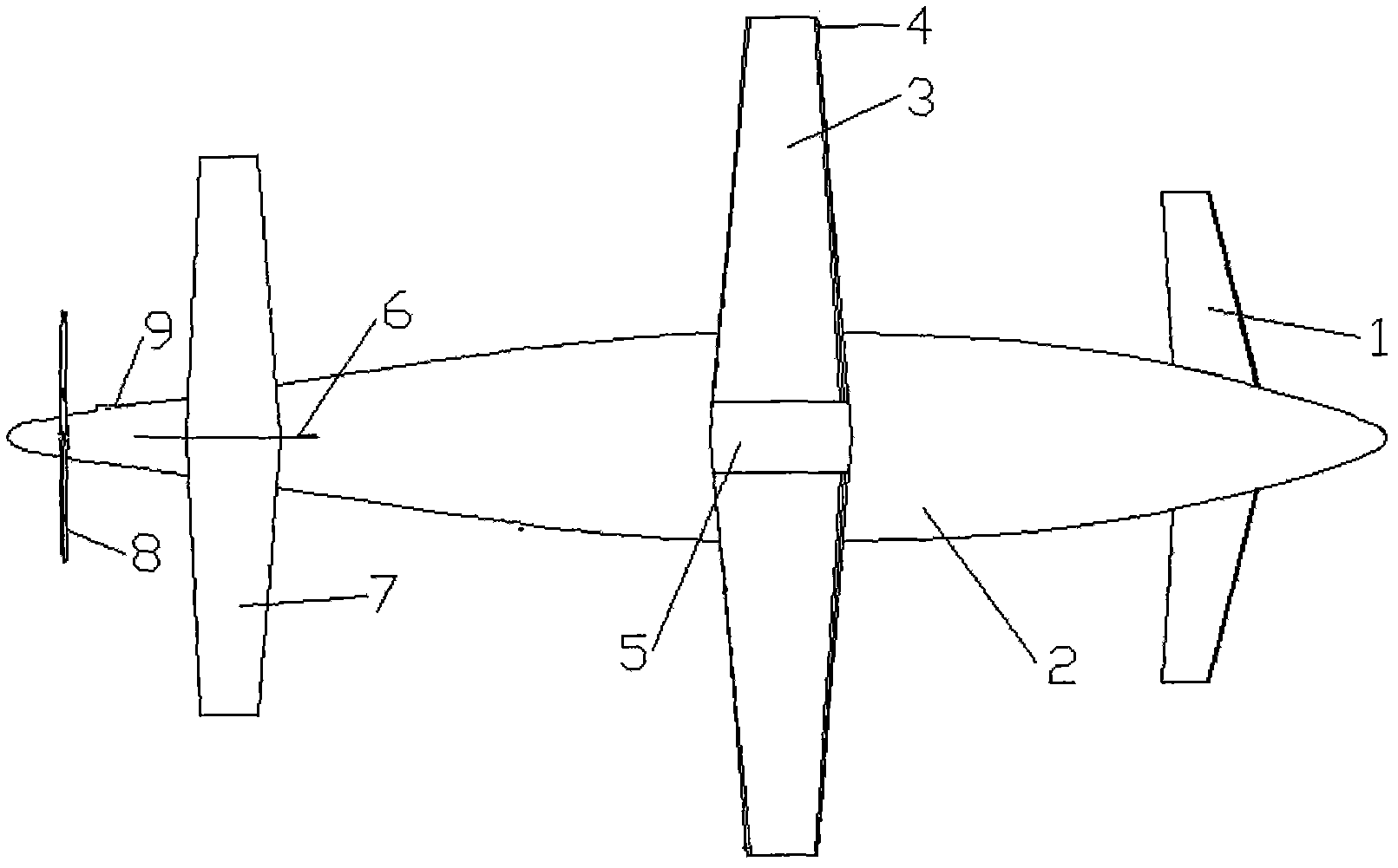 Rotor blade airplane with variable flight mode