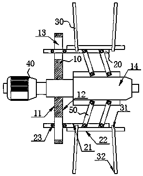 A punching and feeding mechanism for automobile beam welding sub-assembly