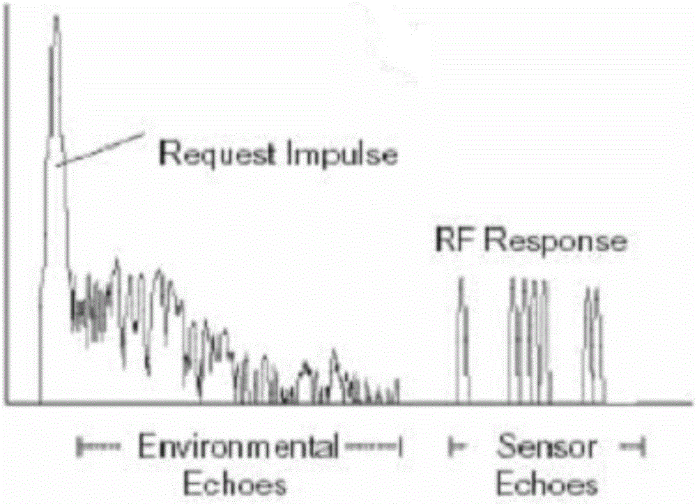 Surface acoustic wave delay line type wireless sensor system with anti-collision function