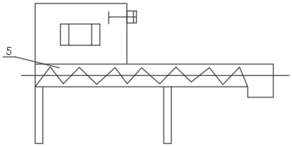 Natural rock asphalt feeding device