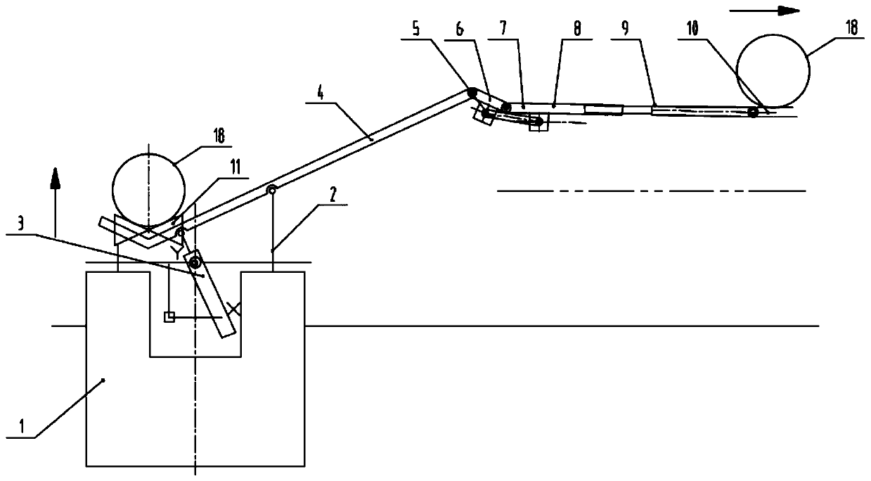 Adaptive steel pipe conveying system and operating method thereof