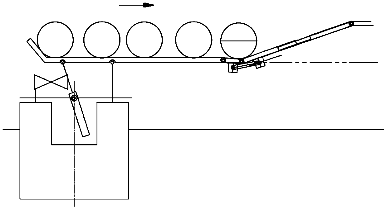 Adaptive steel pipe conveying system and operating method thereof