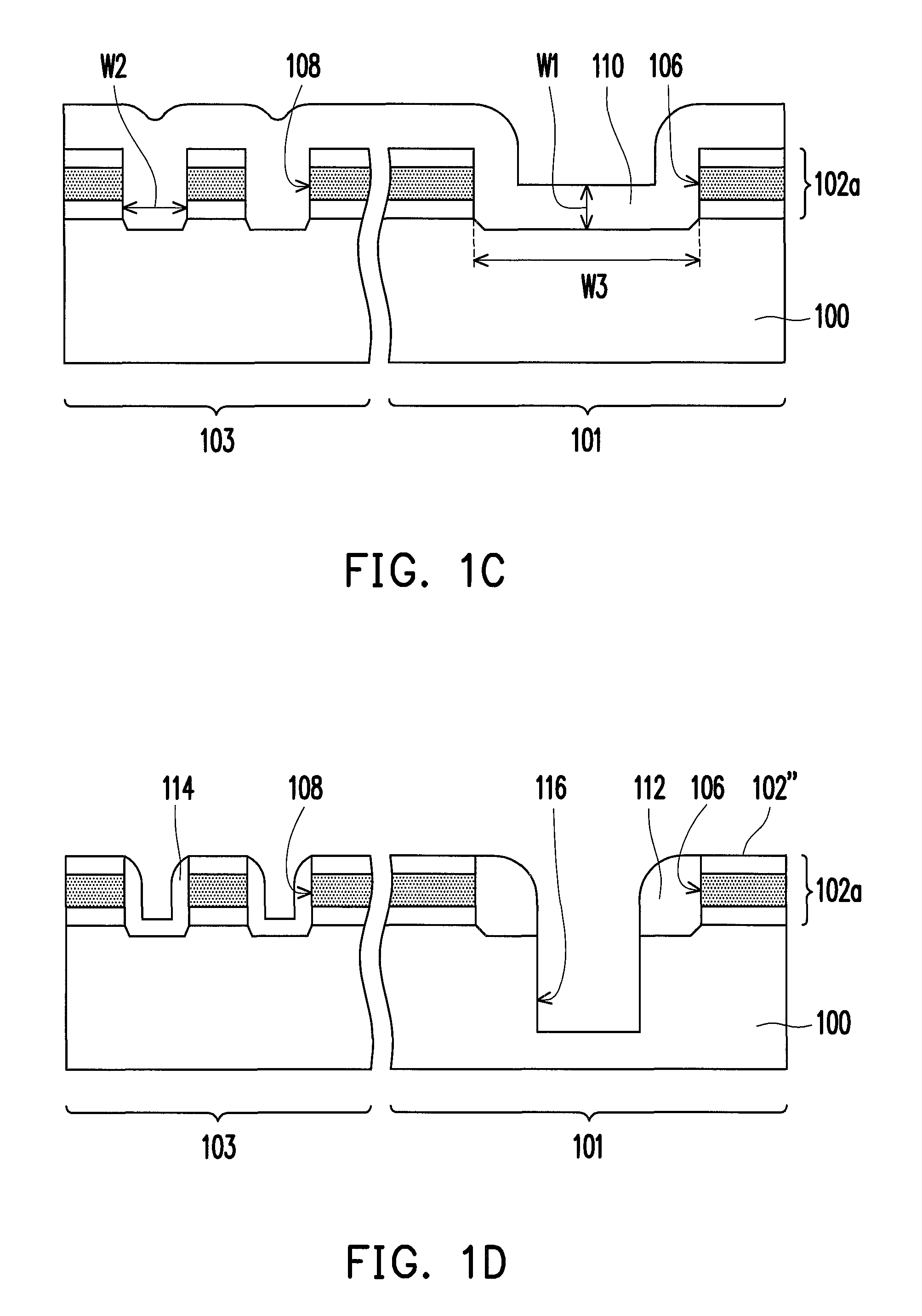 Methods of forming semiconductor trench and forming dual trenches, and structure for isolating devices