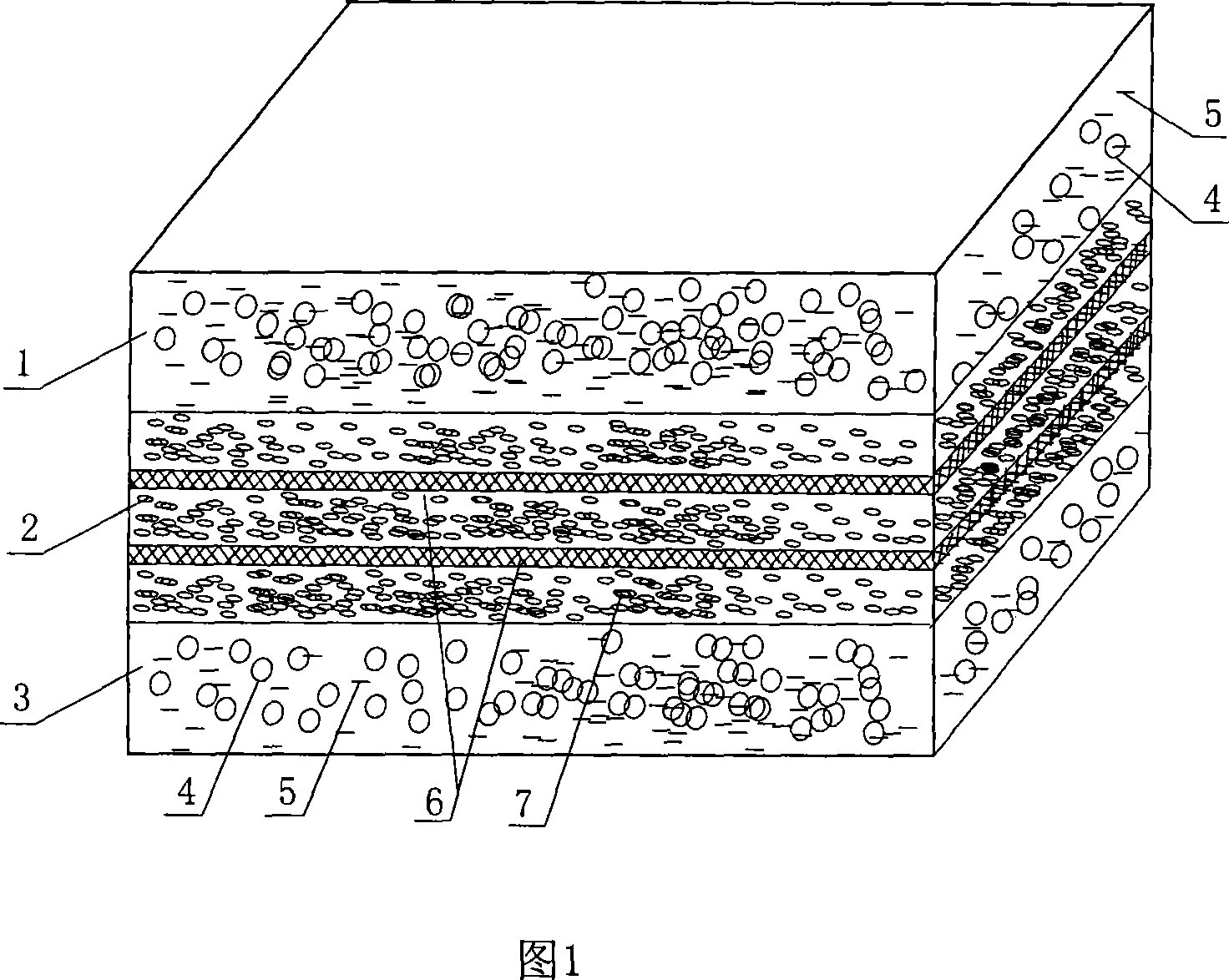 Jute and plastic compound material plank stuff and manufacturing method thereof