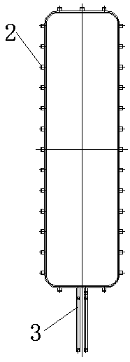 Rectangular induction coil of tungsten-molybdenum sintering furnace