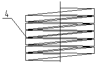 Rectangular induction coil of tungsten-molybdenum sintering furnace