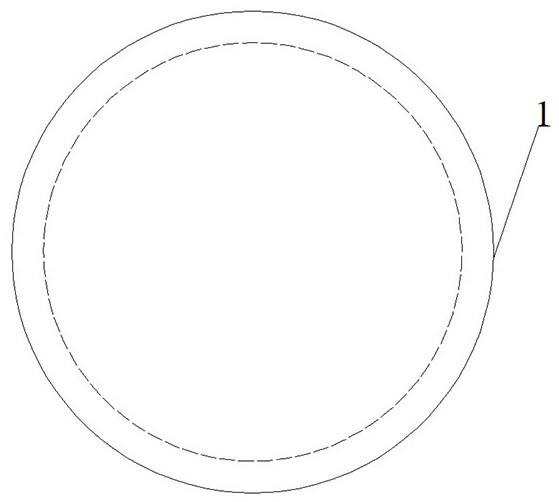 A method for manufacturing roll cooling water pipe in multi-wire slitting rolling